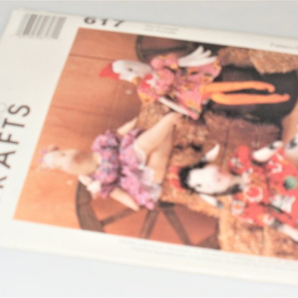 PTN 1997 McCall's Crafts STRAW STOCKINGS  McCall's Pattern #617 Sewing… - Picture 3 of 3